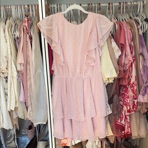 Crystal Doll Pink Mini Dress